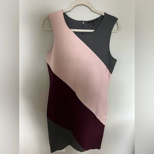 Banana Republic Grey/Pink/Maroon Dress